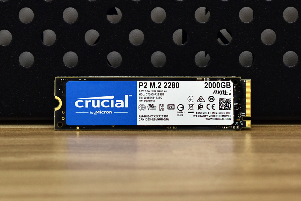 Crucial P2 2TB PCIe M.2 2280SS SSD CT2000P2SSD8